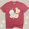 Playful Kittens Silhouette T-Shirt