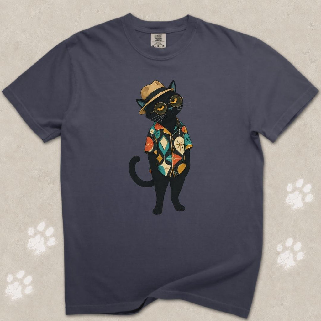 Retro Beatnik Cat T-Shirt