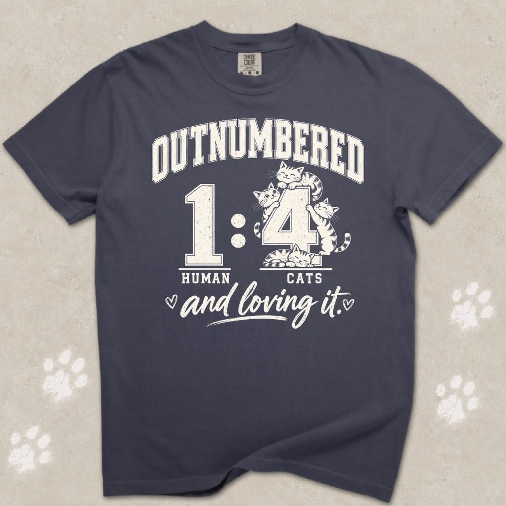 Outnumbered Cat T-Shirt