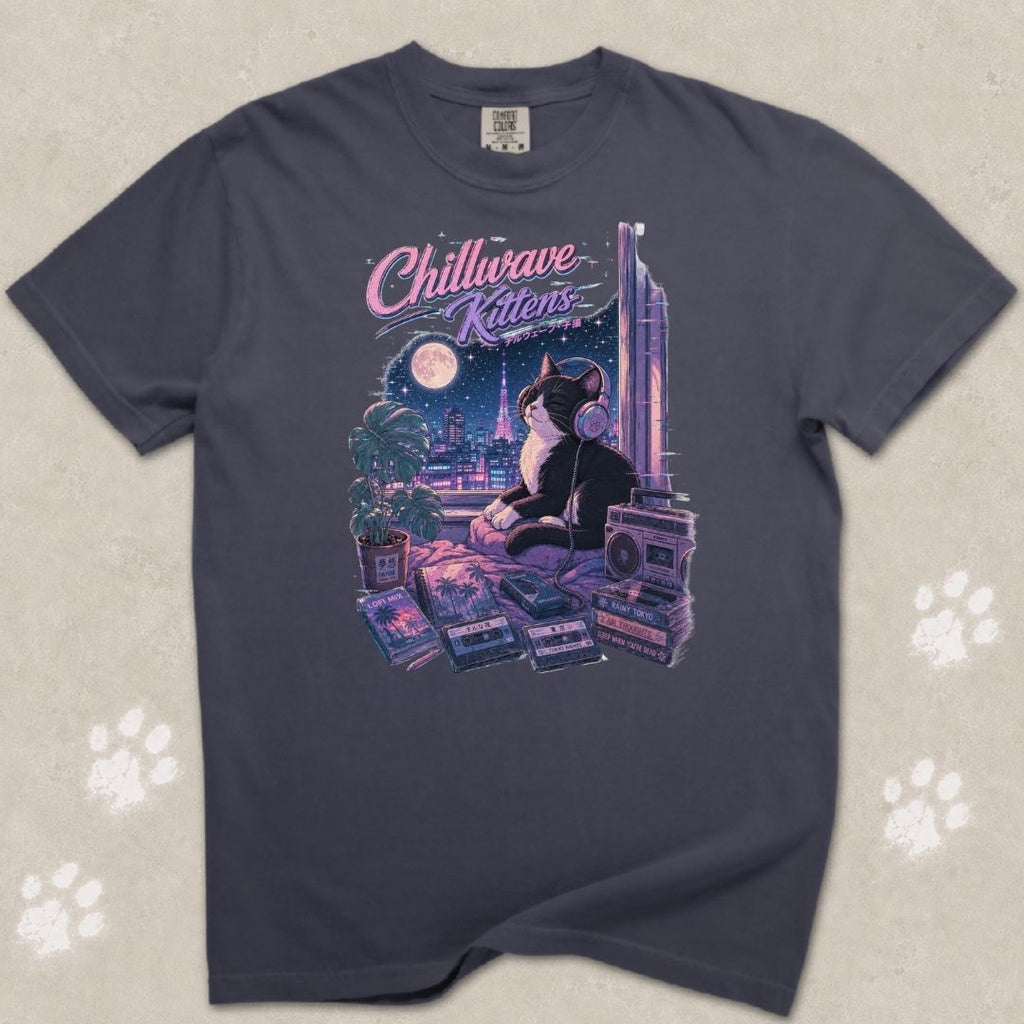 Chill Waves Cat T-Shirt