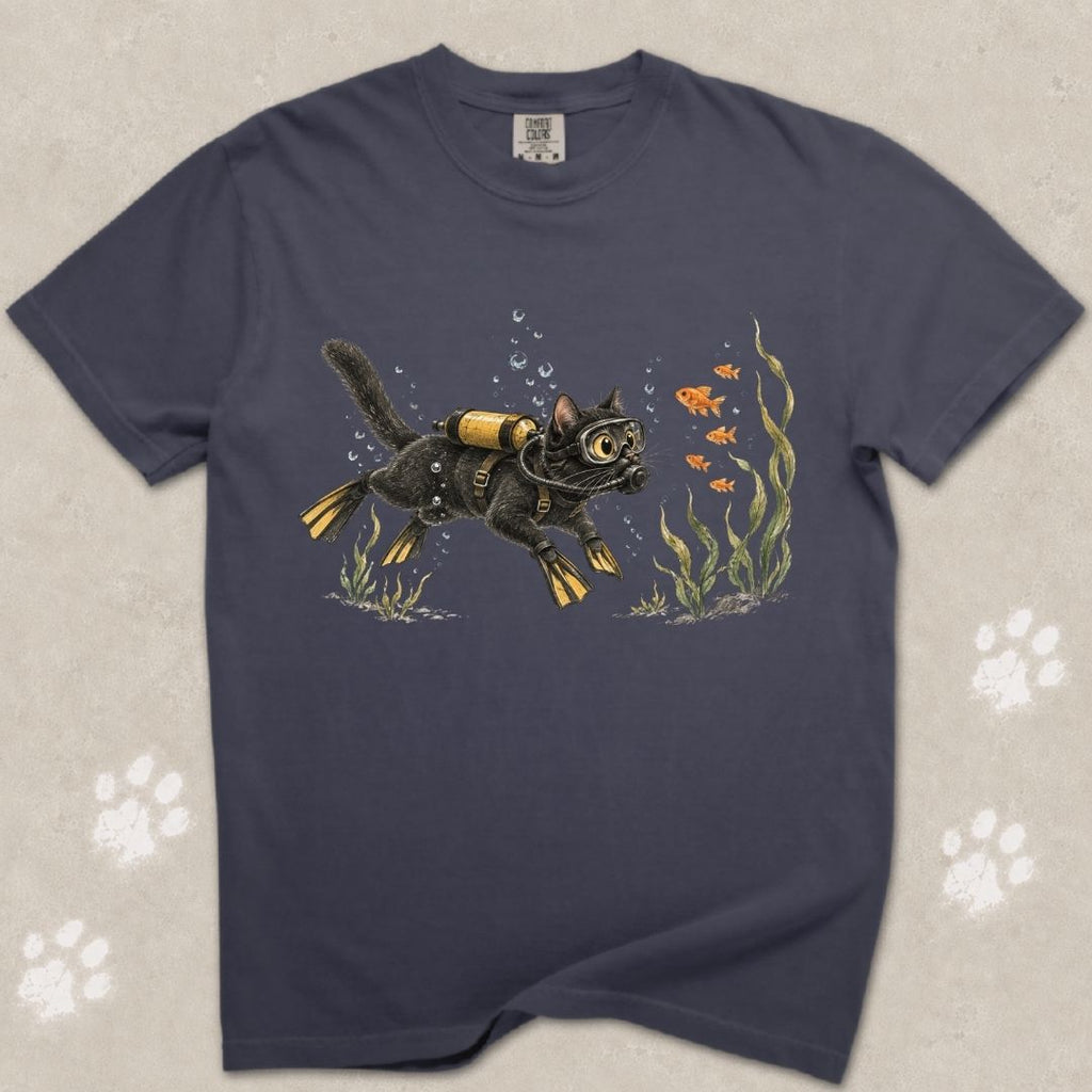 Scuba Cat T-Shirt