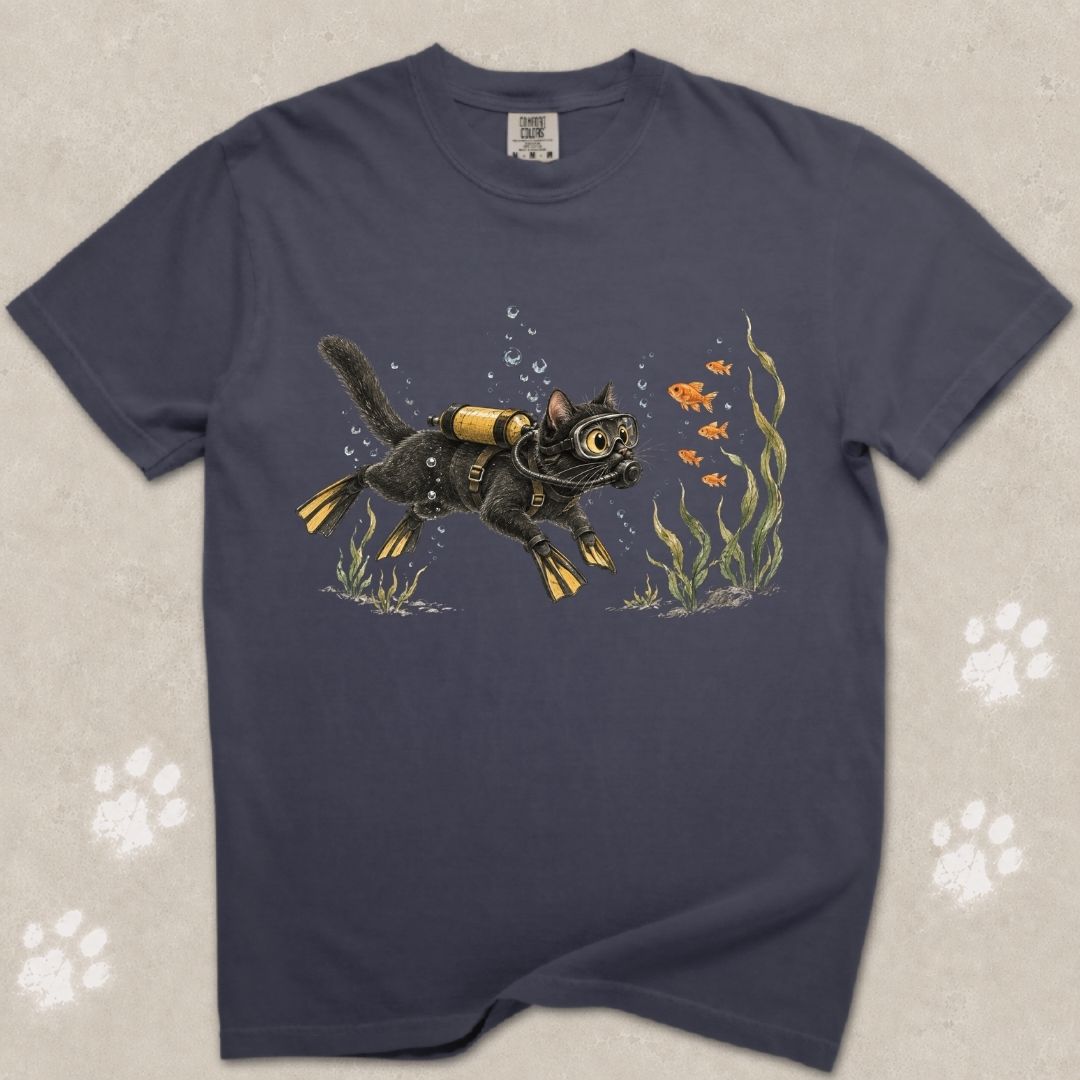 Scuba Cat T-Shirt