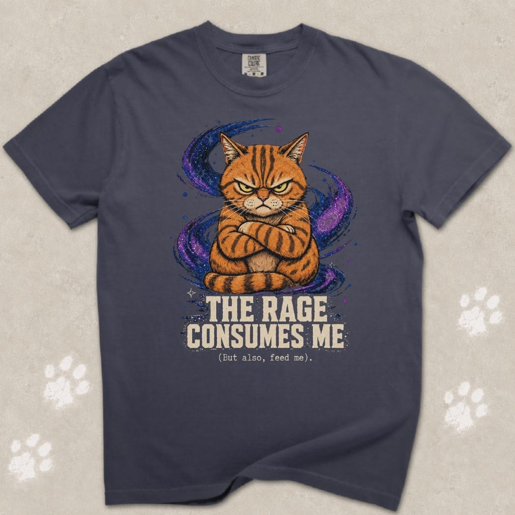 Rage Consumes Me Cat T-Shirt