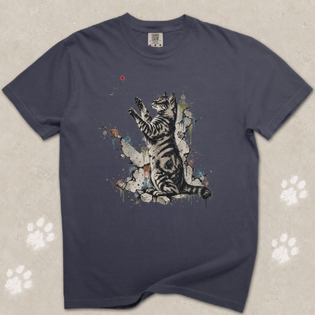 Red Dot Laser Cat T-Shirt