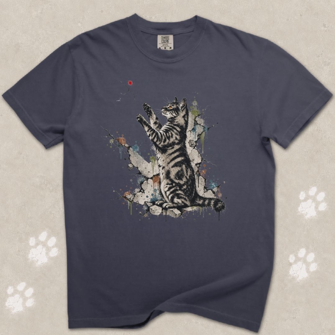 Red Dot Laser Cat T-Shirt