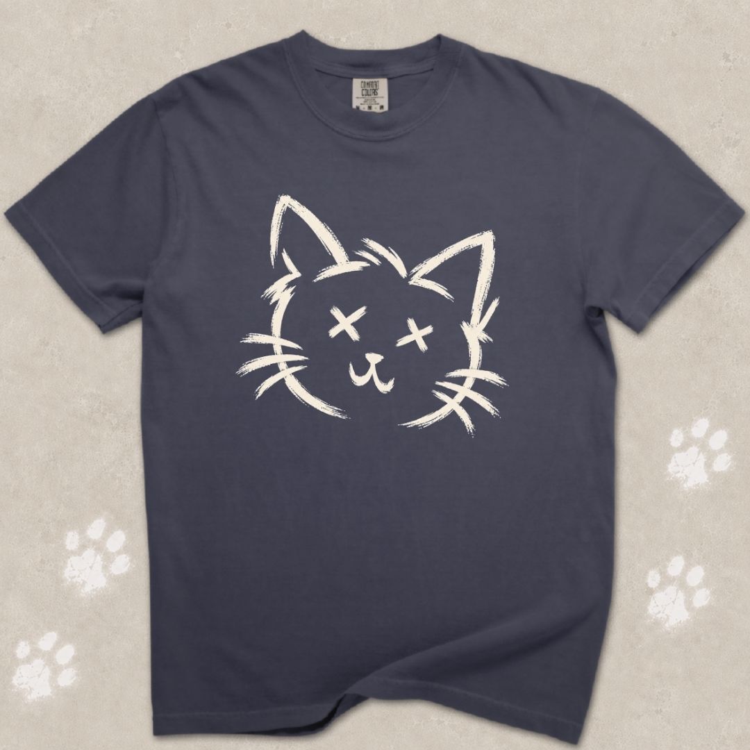 Nine Lives Offline Cat T-Shirt