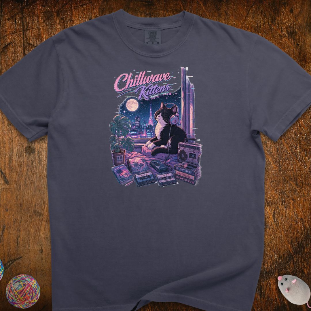 Chill Waves Cat T-Shirt