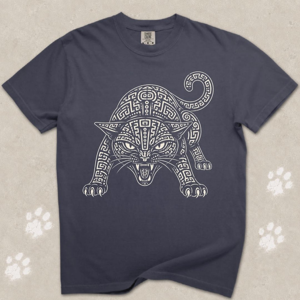 Tribal Shadow Cat T-Shirt
