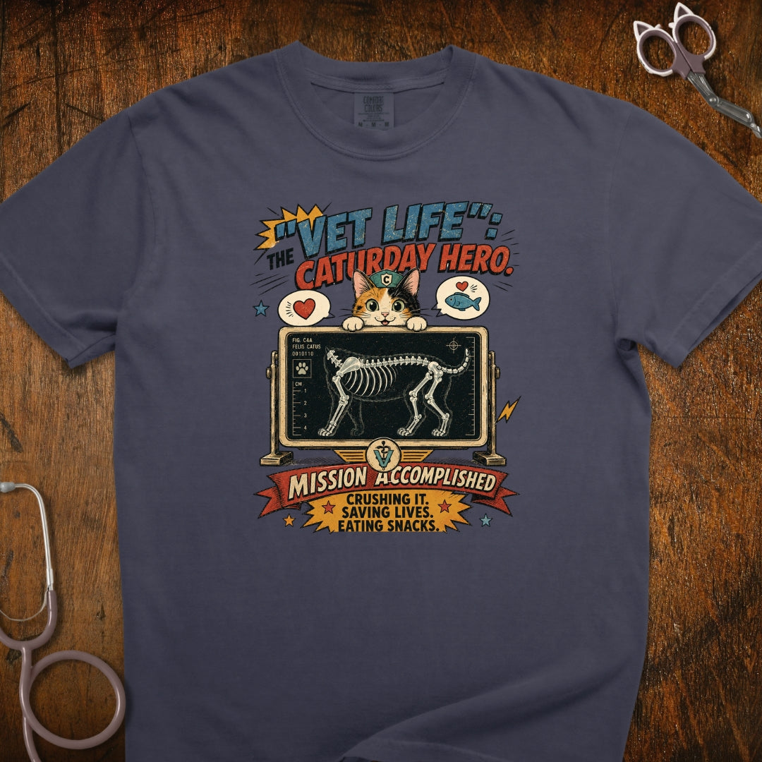 Saving Lives Cat T-Shirt