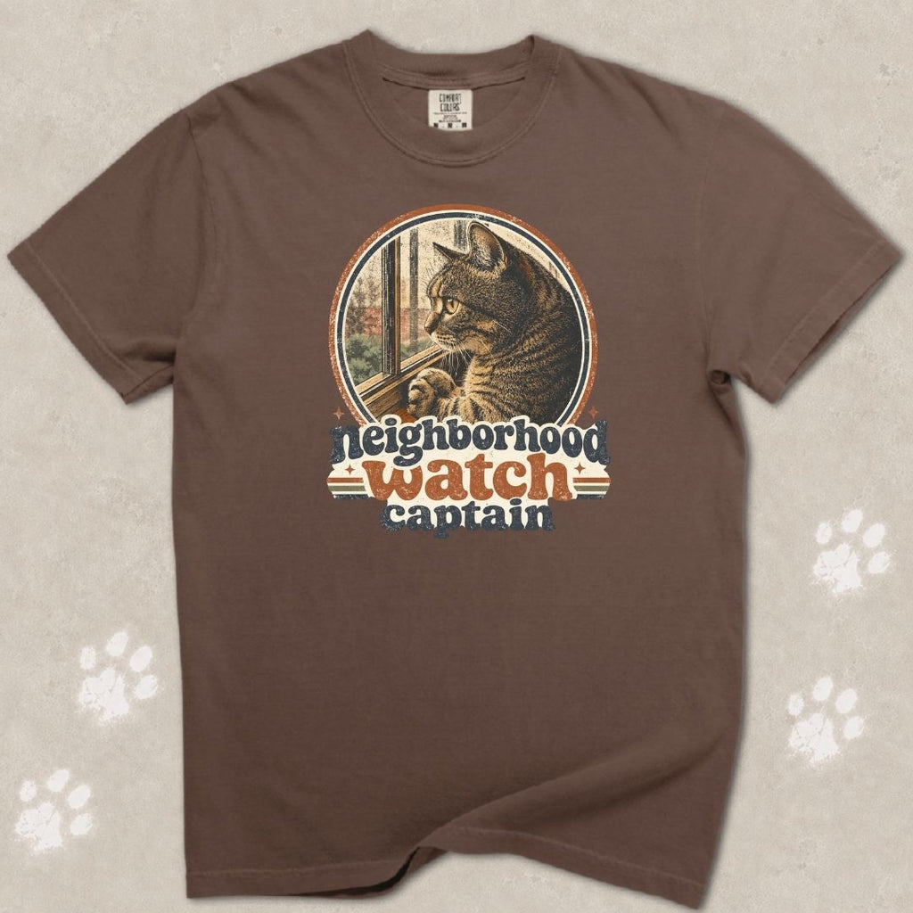 Neighborhood Watch Cat T-Shirt