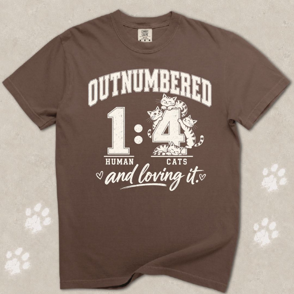 Outnumbered Cat T-Shirt