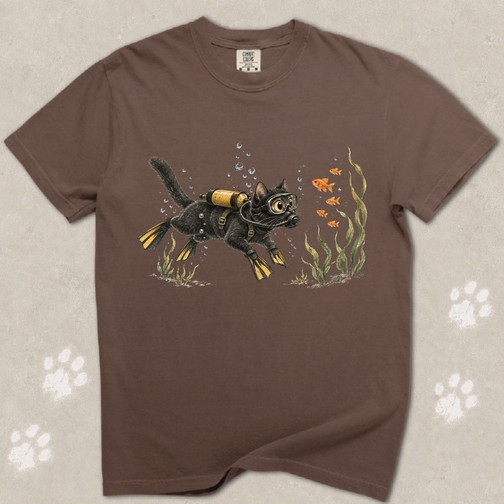 Scuba Cat T-Shirt