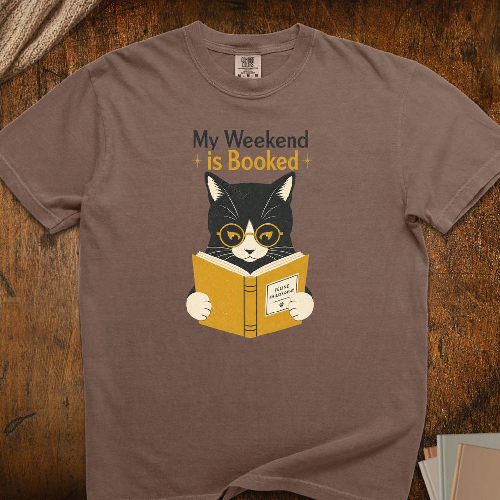 My Weekend Is Booked Cat T-Shirt