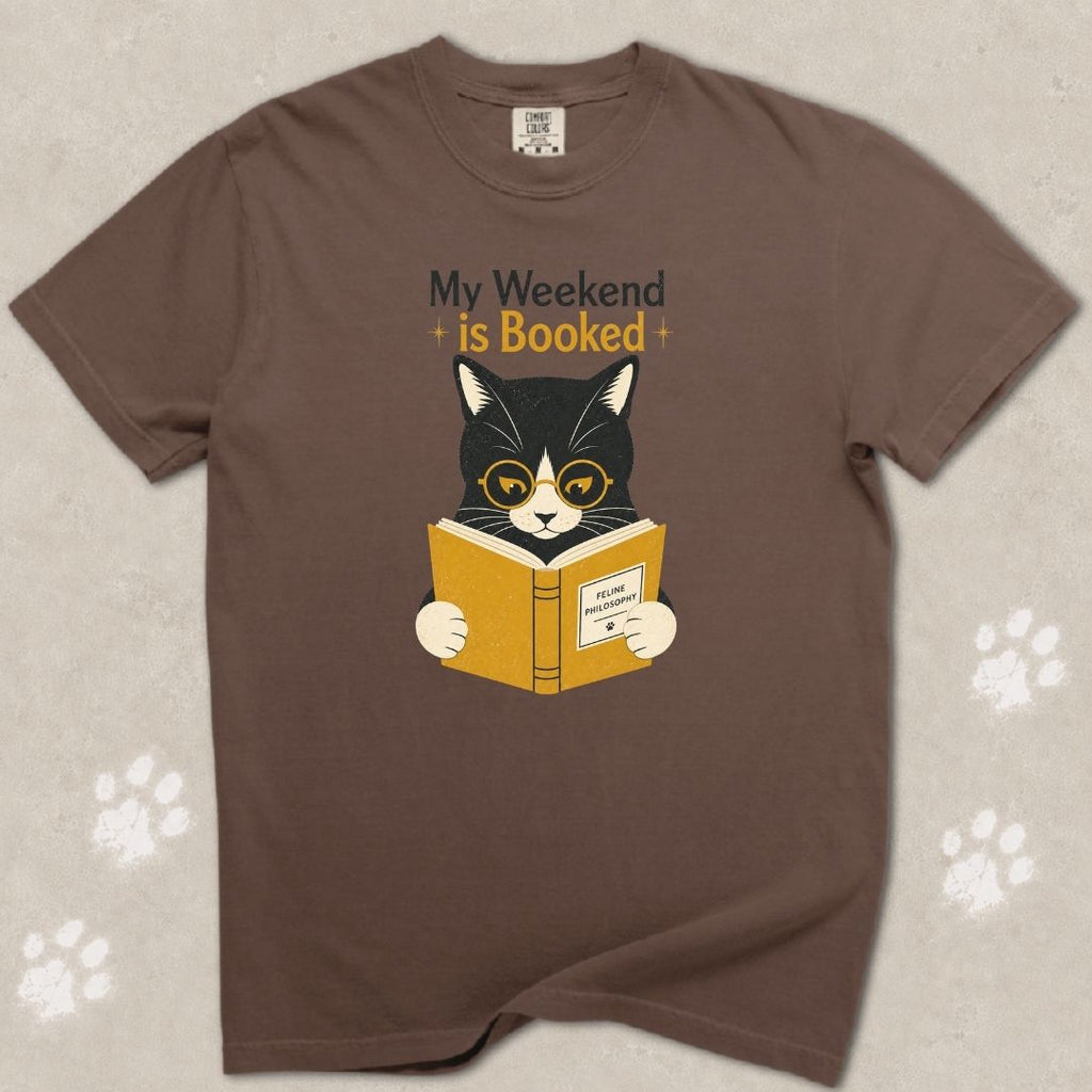 My Weekend Is Booked Cat T-Shirt