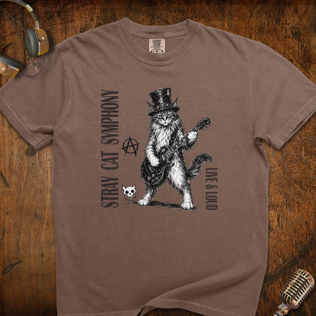 Stray Cat Symphony Cat T-Shirt