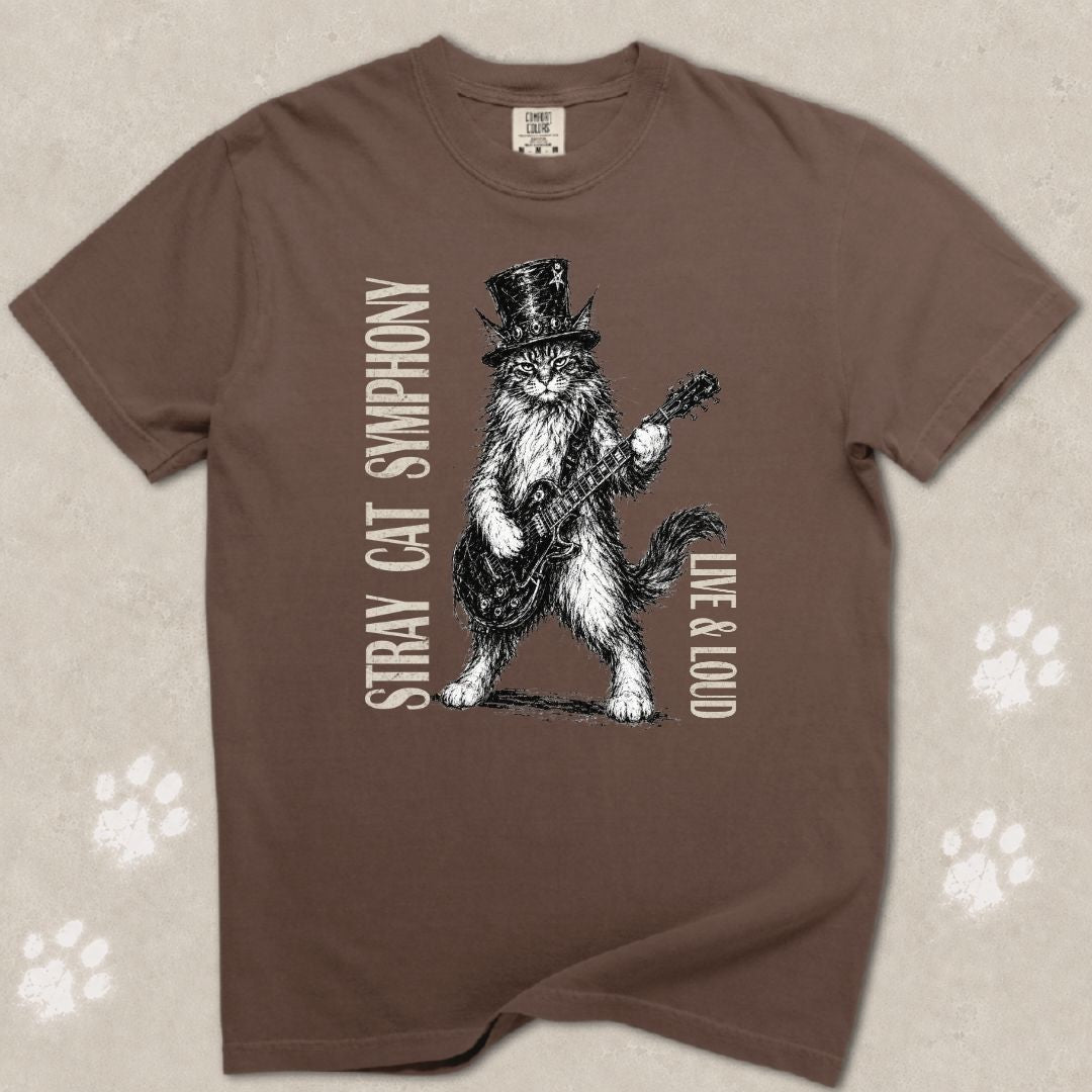 Stray Cat Symphony Cat T-Shirt