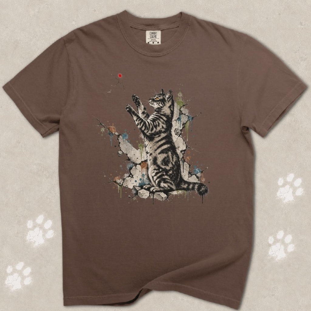 Red Dot Laser Cat T-Shirt