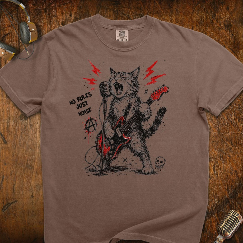 No Rules Just Noise Cat T-Shirt