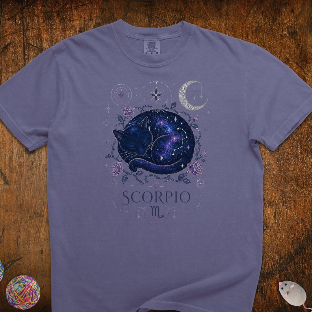 Scorpio Cat T-Shirt