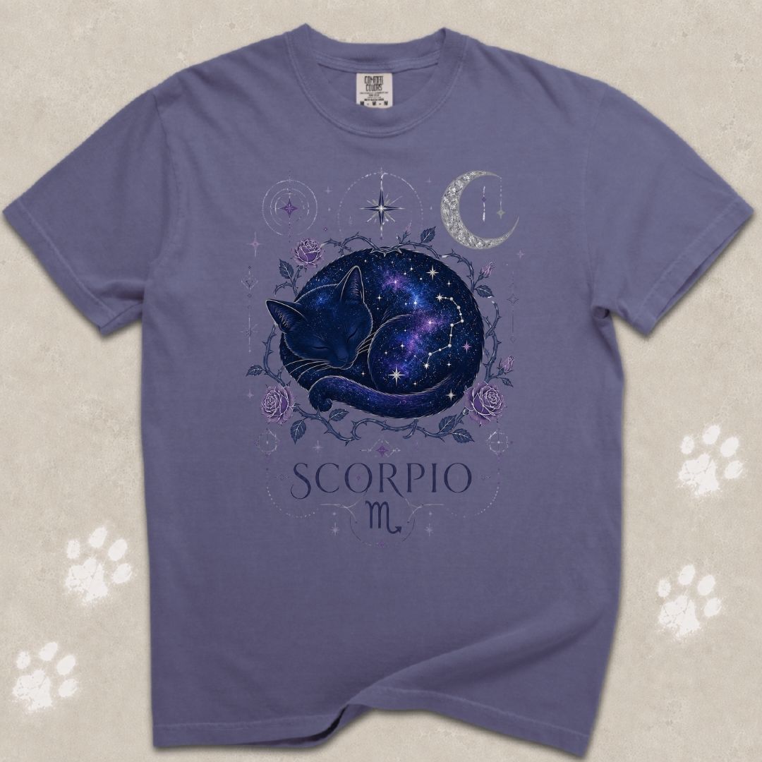 Scorpio Cat T-Shirt