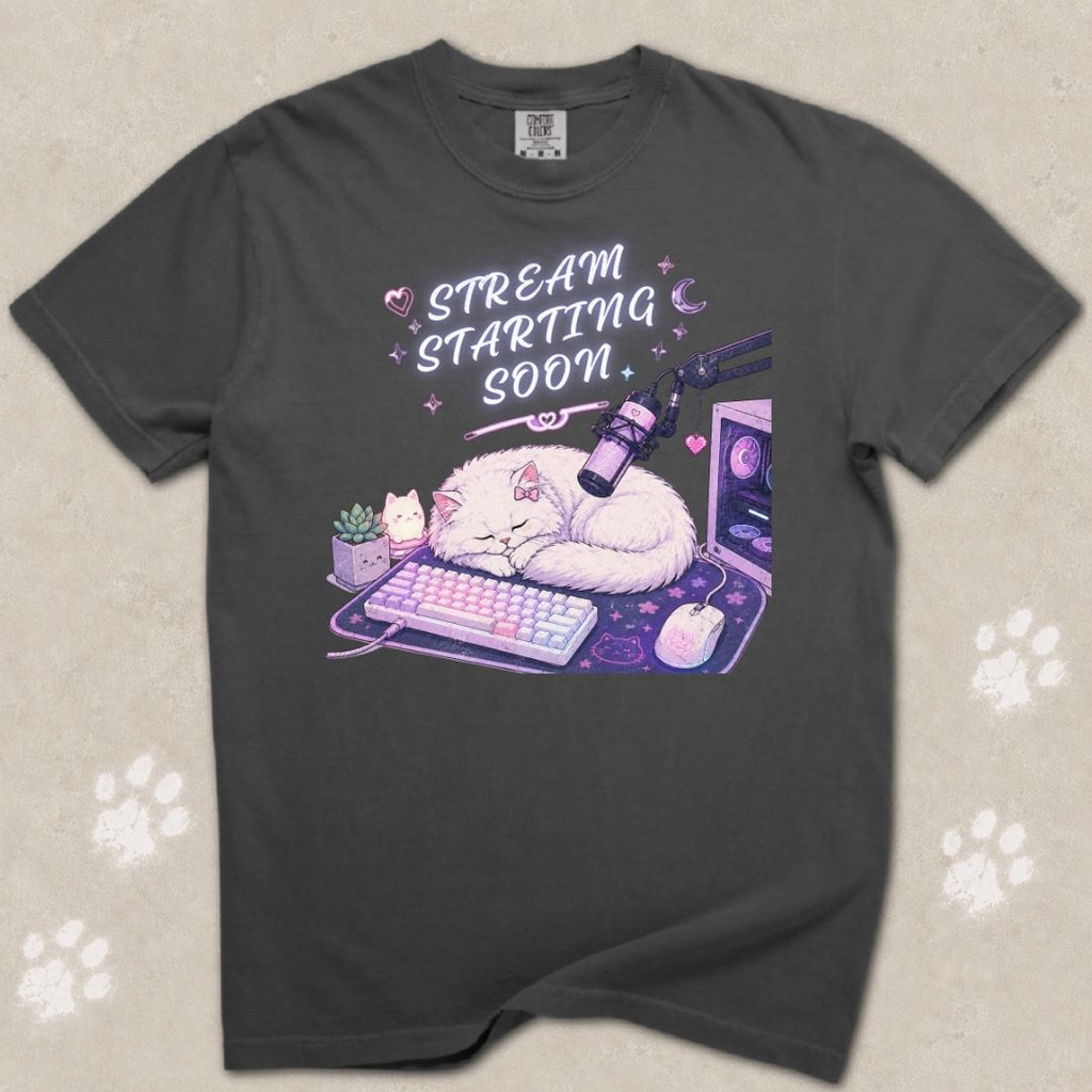 Stream Starting Soon Cat T-Shirt