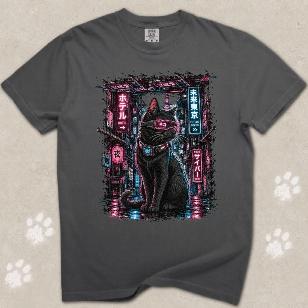 Cyber Purr Cat T-Shirt