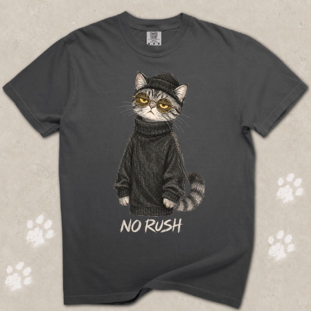 No Rush Cat T-Shirt
