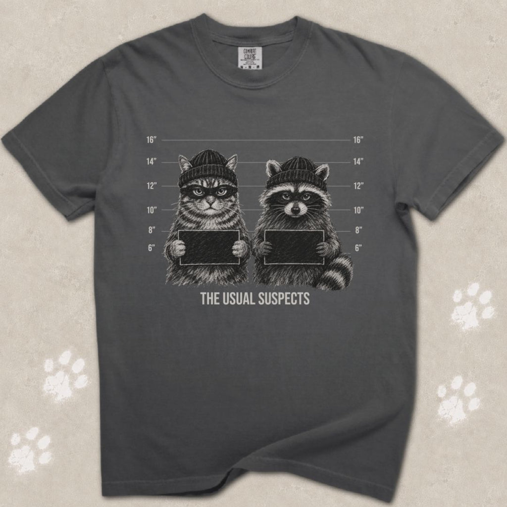 The Usual Suspects Cat T-Shirt