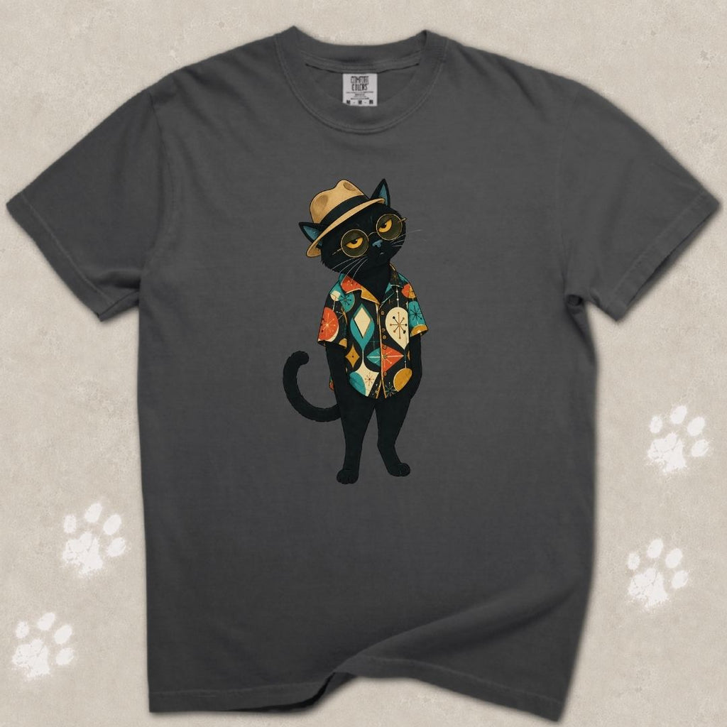 Retro Beatnik Cat T-Shirt
