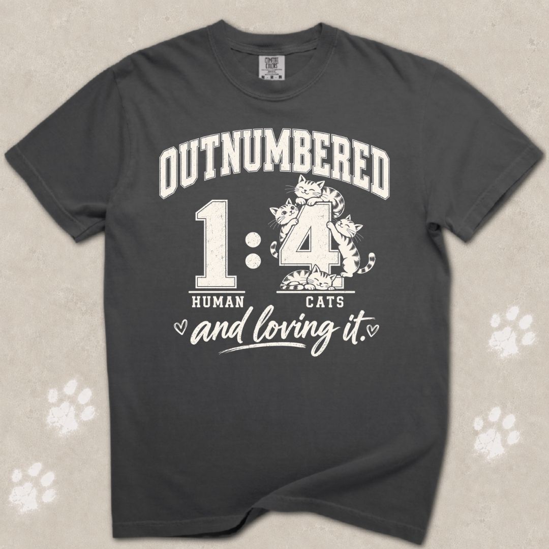 Outnumbered Cat T-Shirt