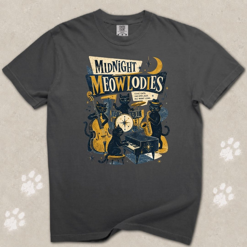 Midnight Melodies Cat T-Shirt