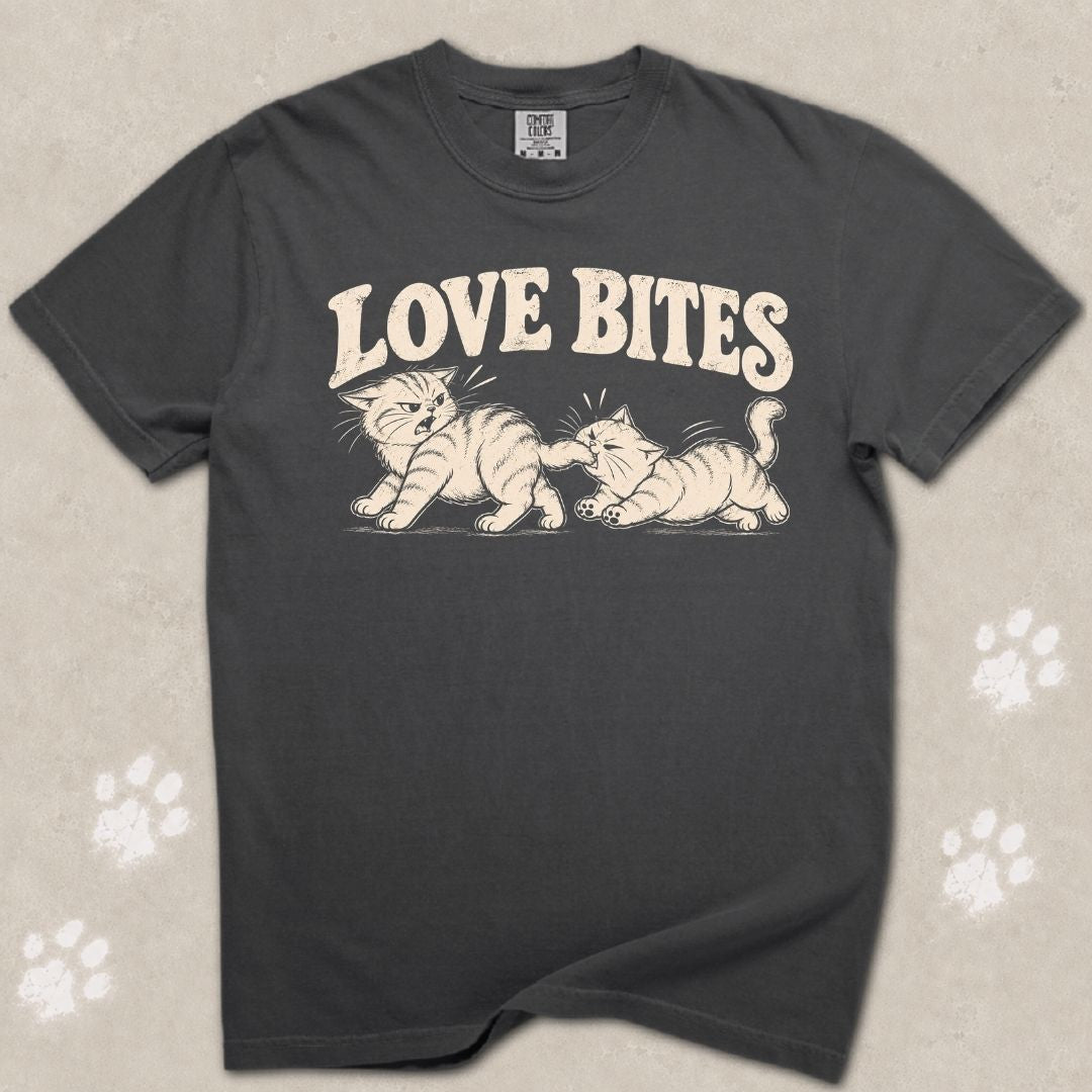 Love Bites Cat T-Shirt