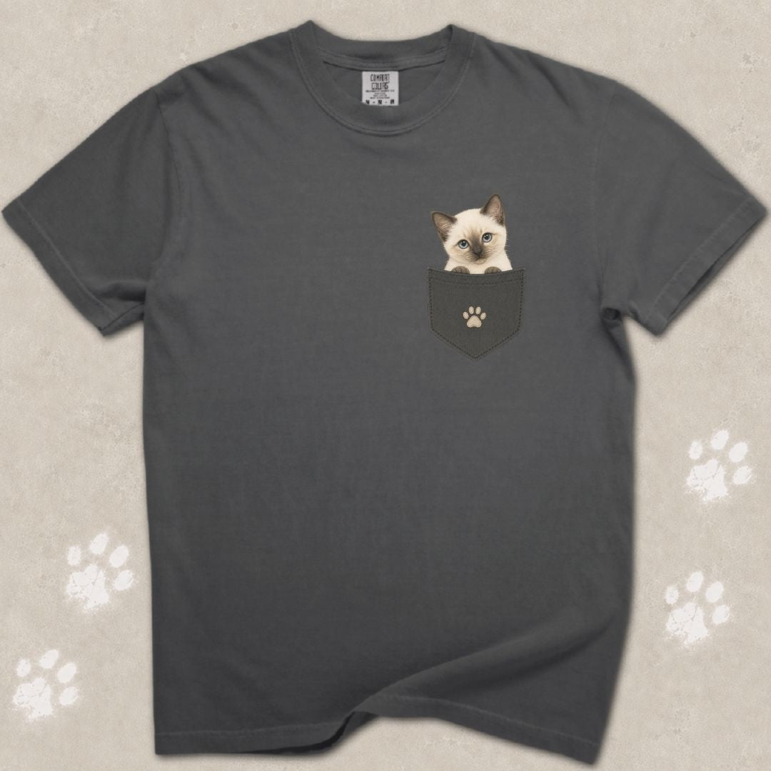 Pocket Friend Siamese KittenT-Shirt