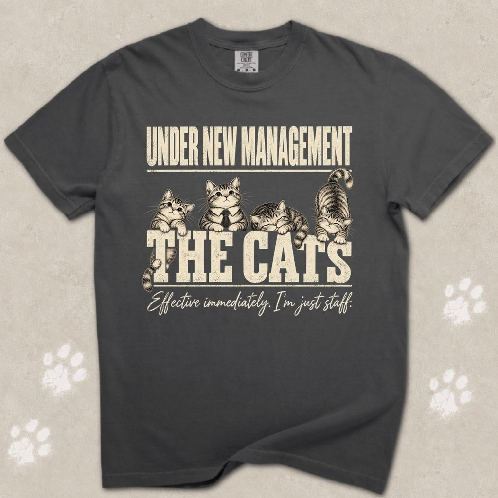 Under New Management Cat T-Shirt
