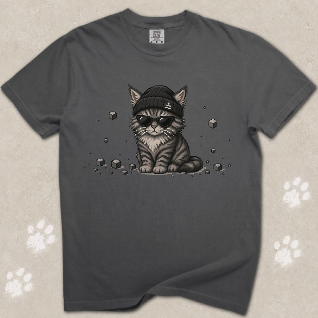 8-Bit Attitude Cat T-Shirt