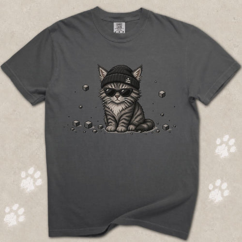 8-Bit Attitude Cat T-Shirt
