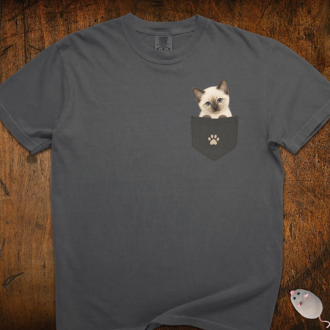 Pocket Friend Siamese KittenT-Shirt
