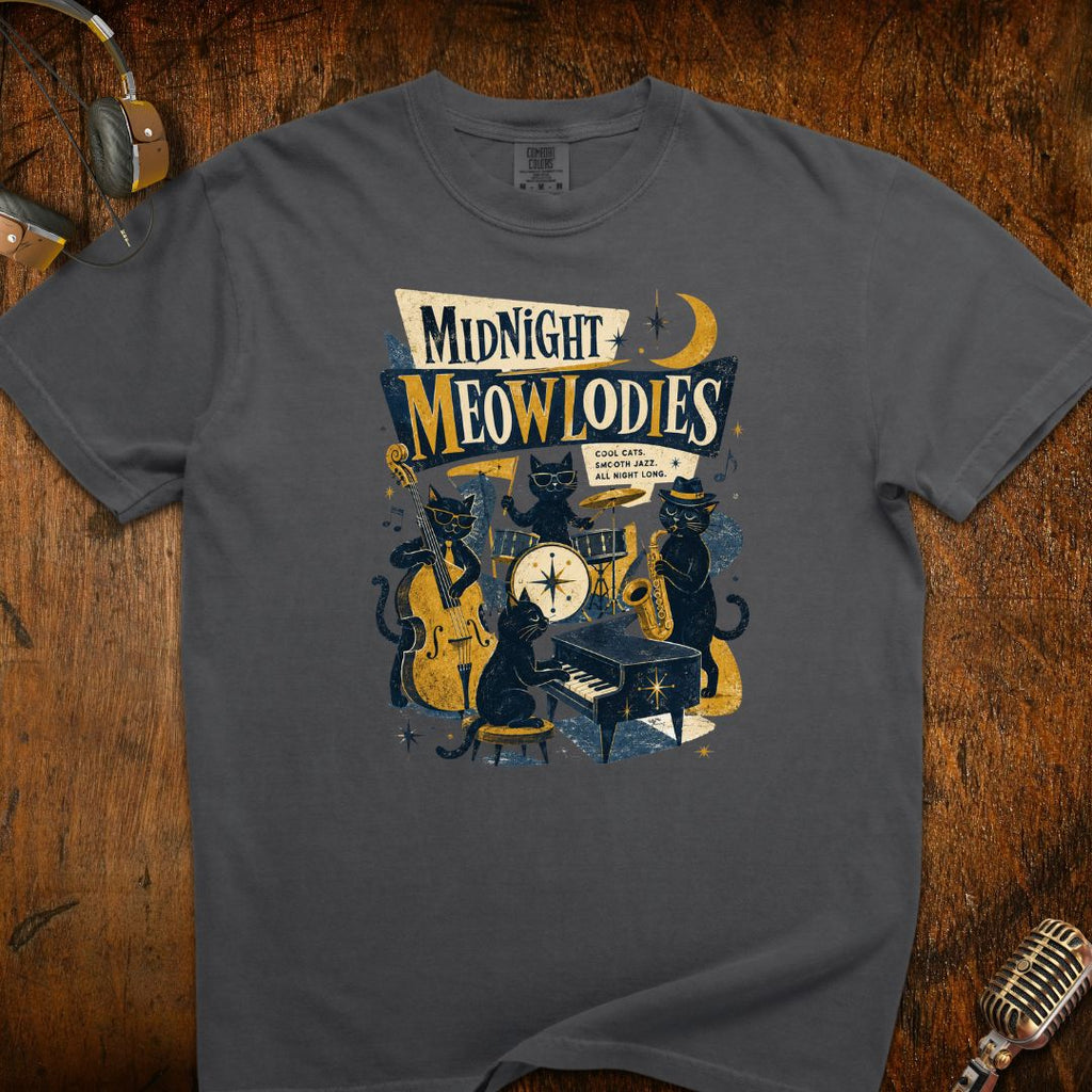 Midnight Melodies Cat T-Shirt