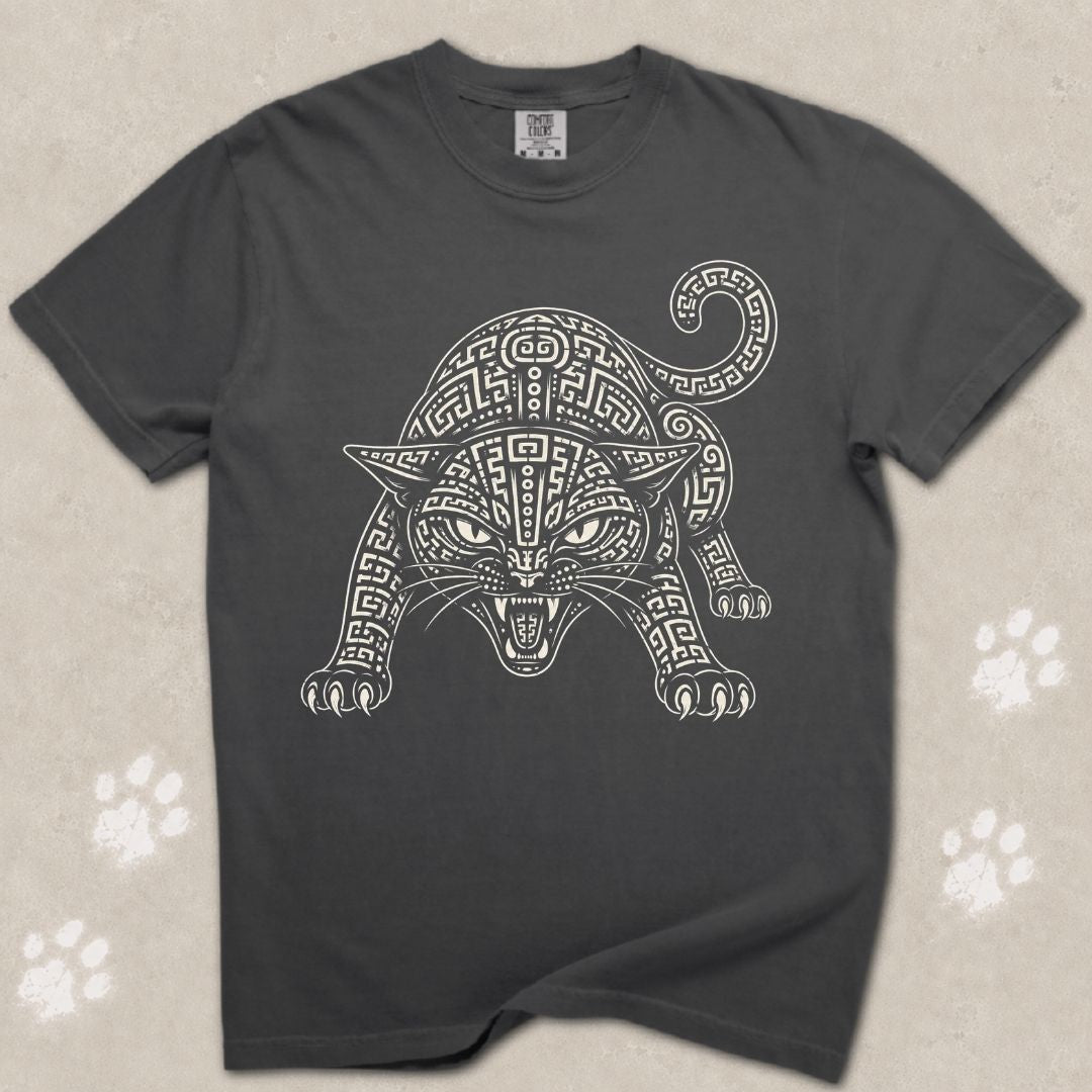 Tribal Shadow Cat T-Shirt