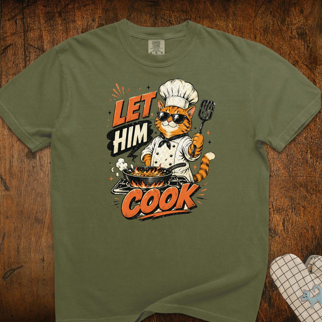 Let Him Cook Cat T-Shirt