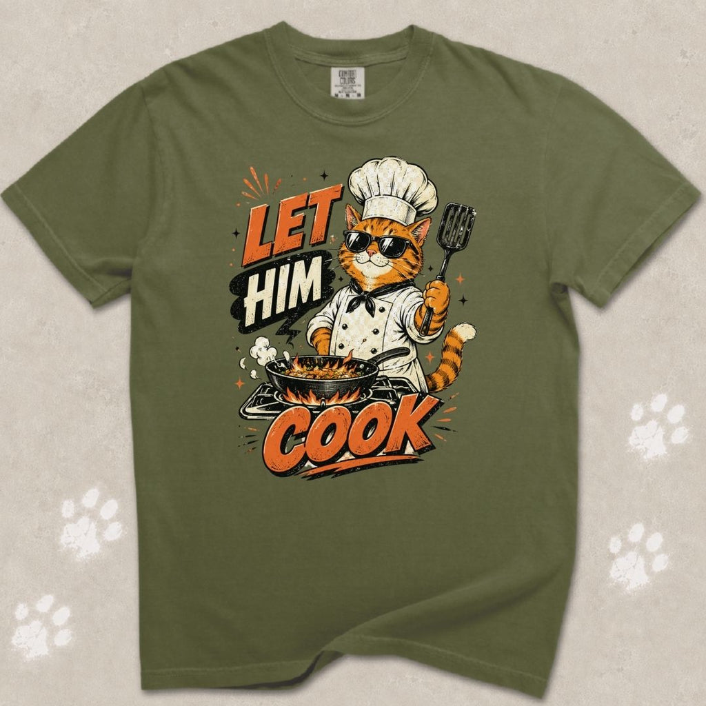 Let Him Cook Cat T-Shirt