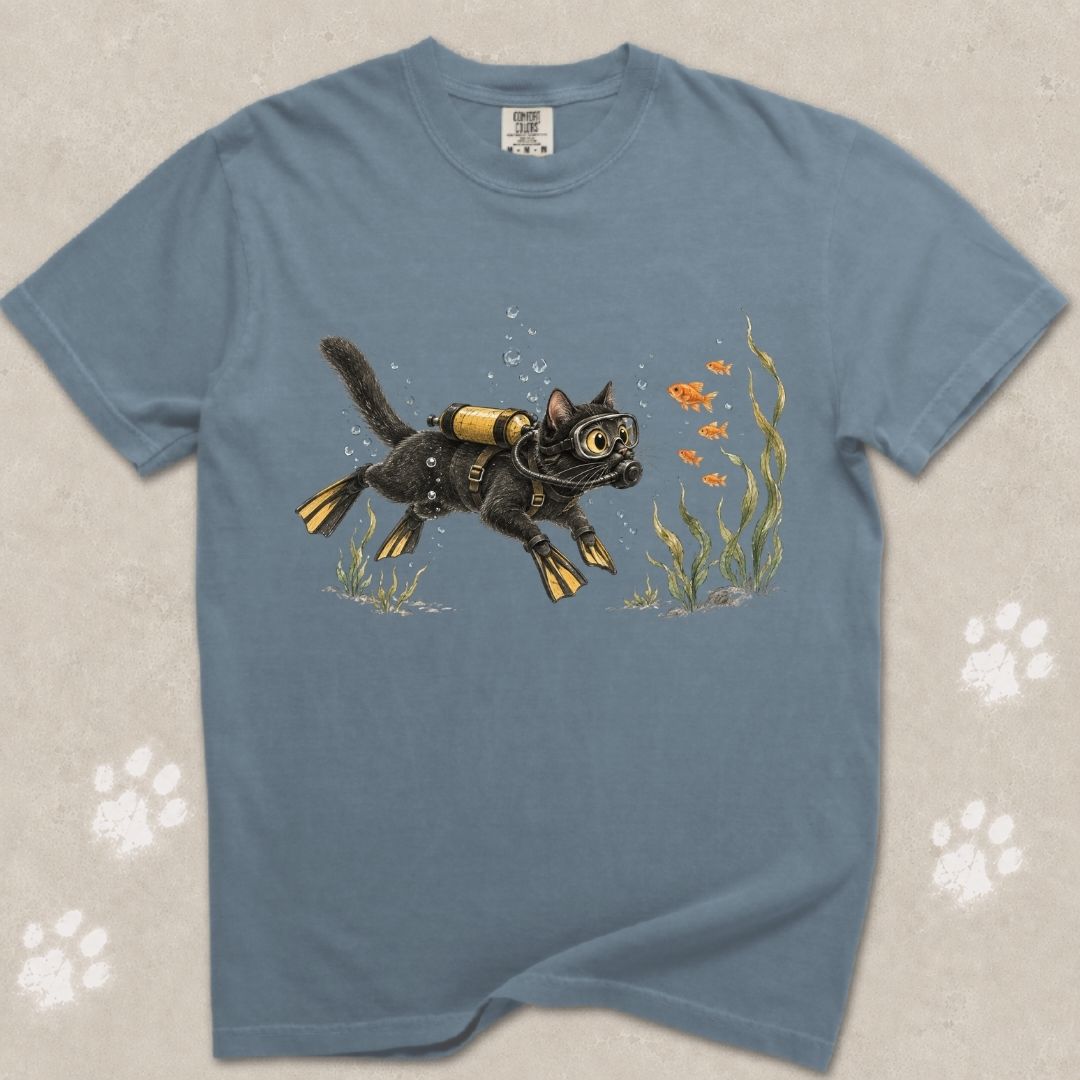 Scuba Cat T-Shirt