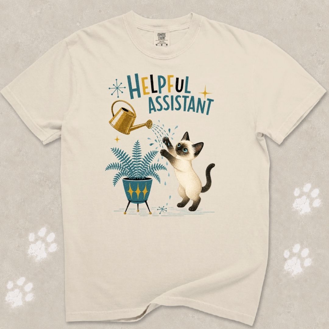 Helpful Assistant Cat T-Shirt
