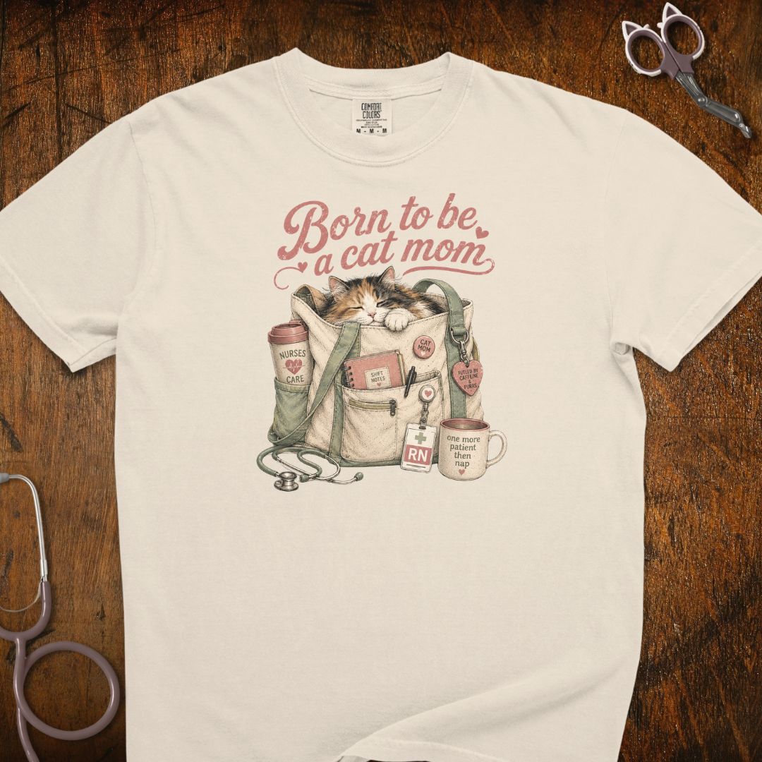 Nurse Cat Mom Cat T-Shirt