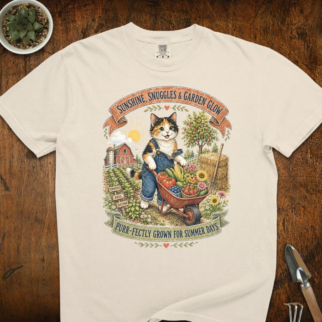 Garden Glow Cat T-Shirt