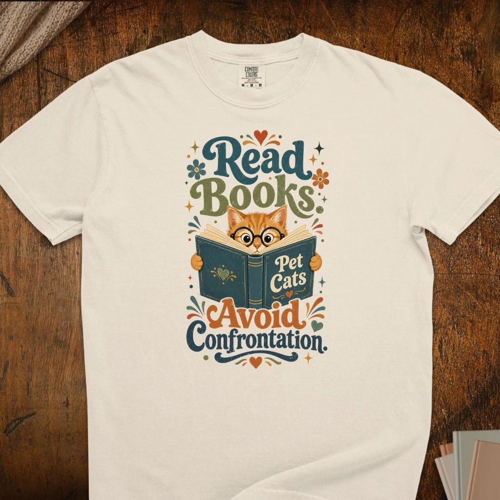 Avoid Confrontation Cat T-Shirt