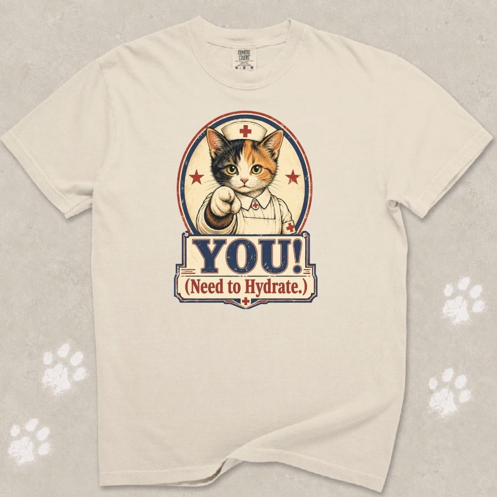 You Need To Hydrate Cat T-Shirt