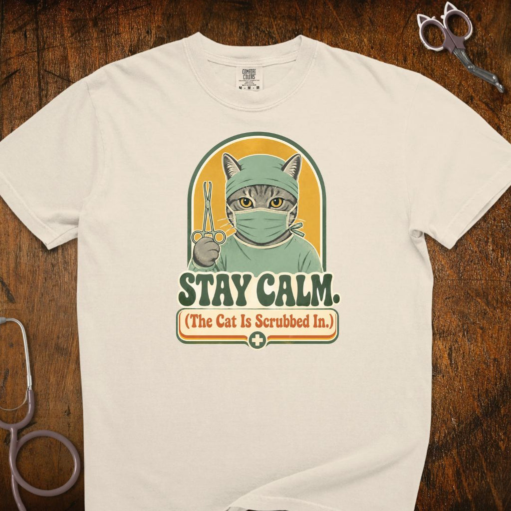 Stay Calm Cat T-Shirt