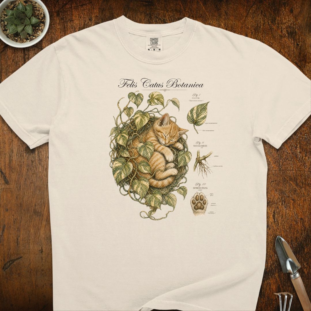 Felis Cauts Botanica Kitten T-Shirt