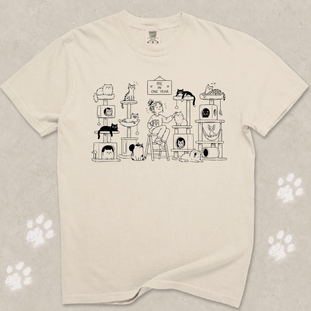 One Year Plan Cat T-Shirt